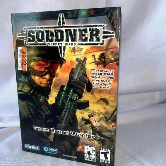 NEW Rare Soldner Secret Wars PC Game - Medium Box 28016 - FACTORY SEALED - Picture 2 of 9